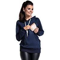 Los mejores  - Zeta Ville - Sudadera de Lactancia Apertura de Cremallera premamá - Mujer - 324c